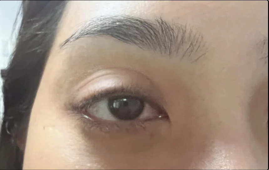 Before lash lift, client example 4