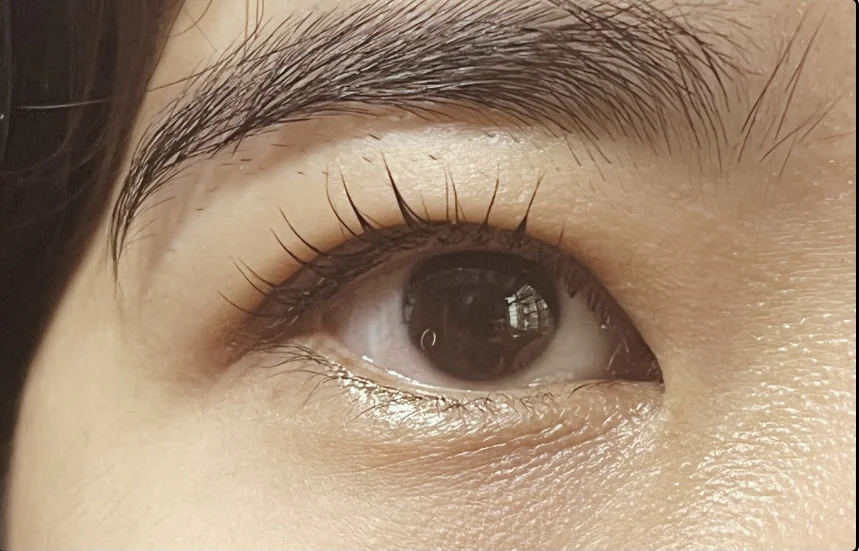 After lash lift, client example 7